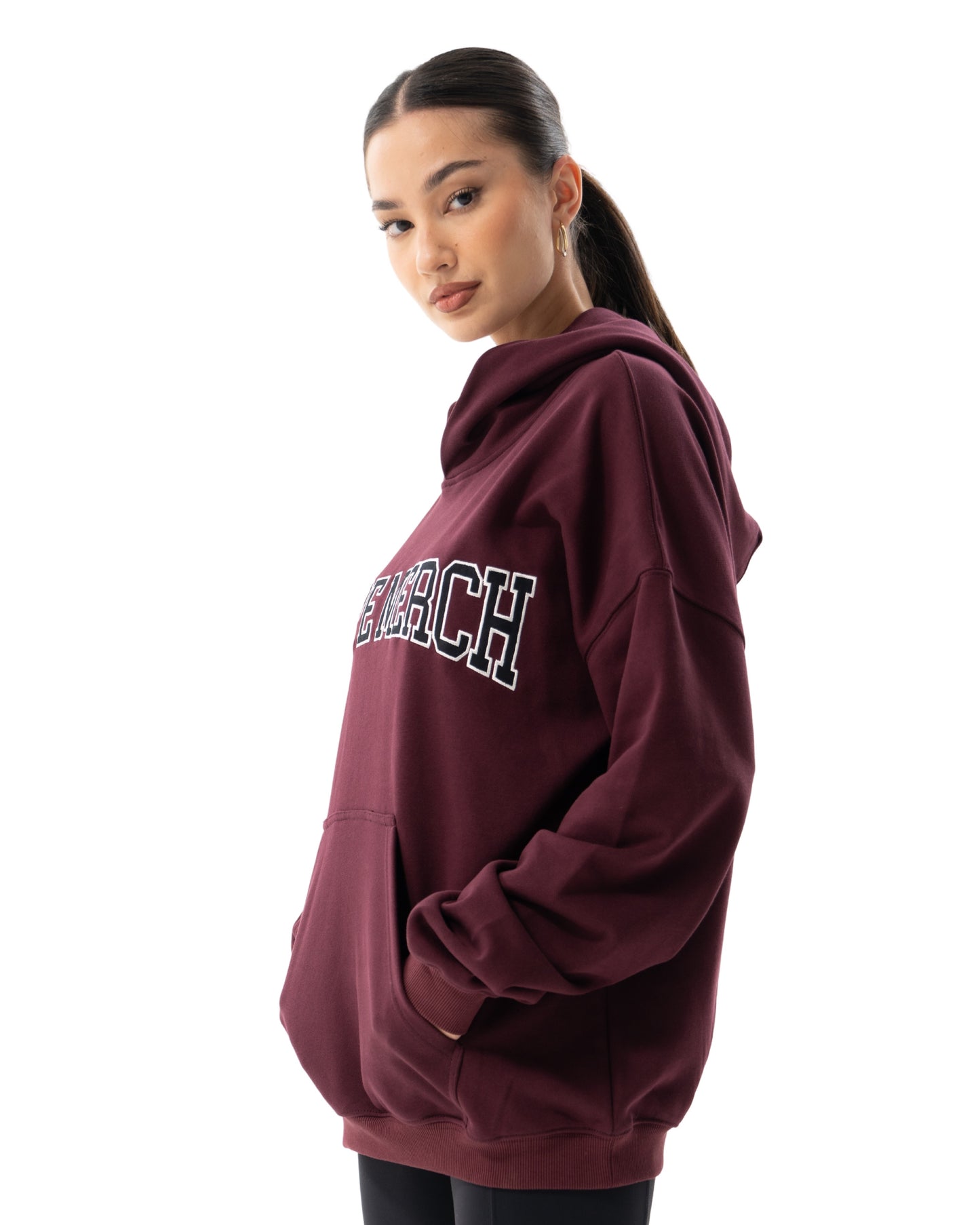 BURGUNDY CLASSIC HOODIE