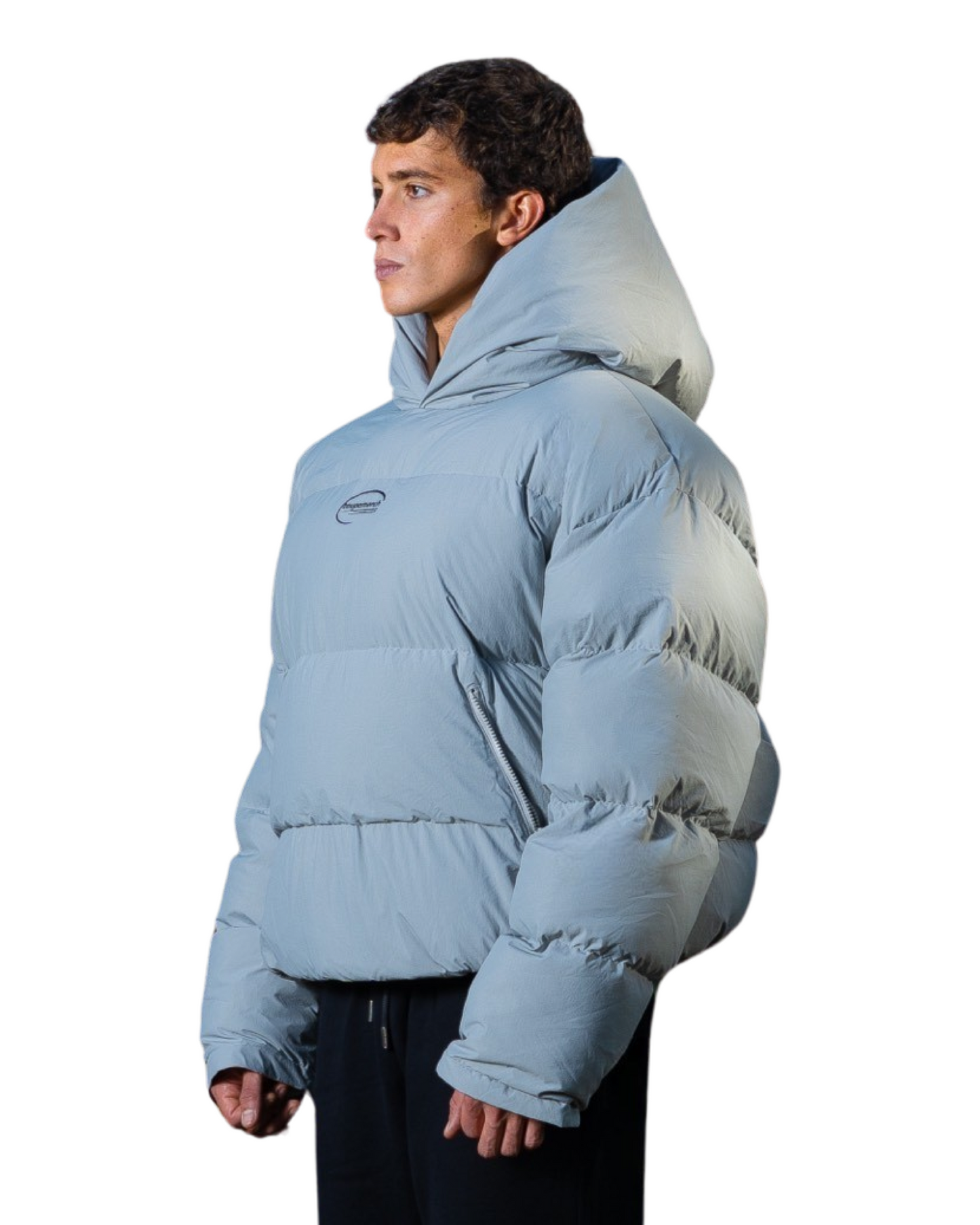 GREY PUFFER JACKET